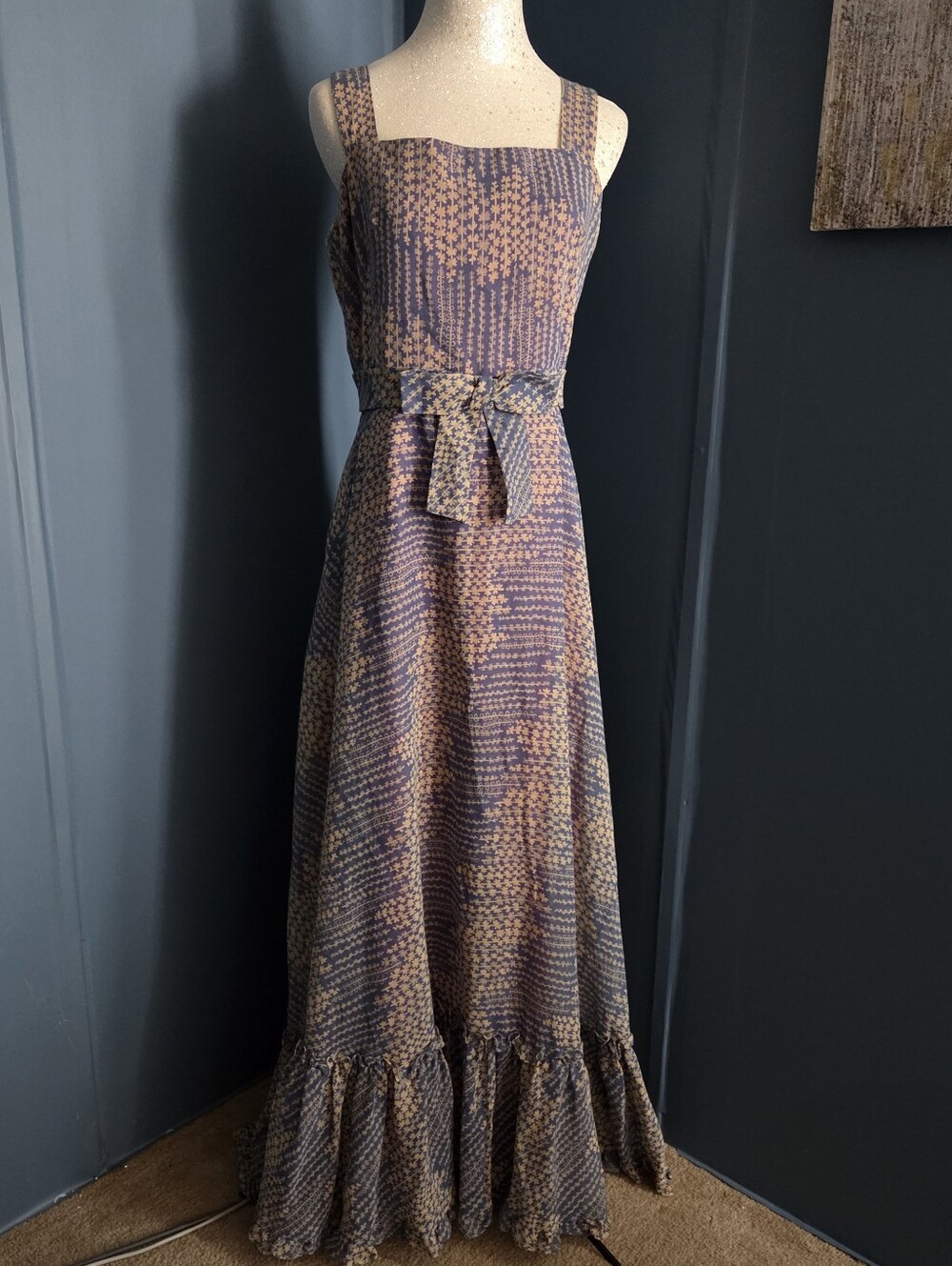 1970s Maxi Dress fancy cottage core 😍